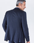Delph Tailored Fit Navy Suit