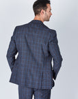 Suit 8 Plain Slim Fit Navy Suit Jacket