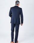 Delph Tailored Fit Navy Suit