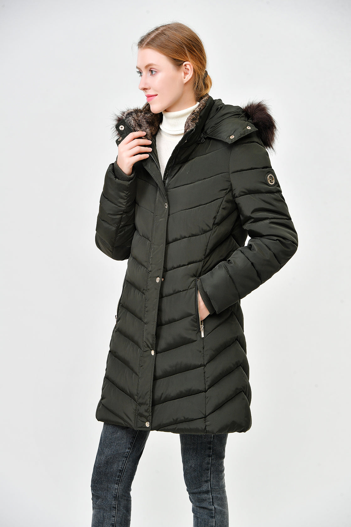 Laura Coat Khaki