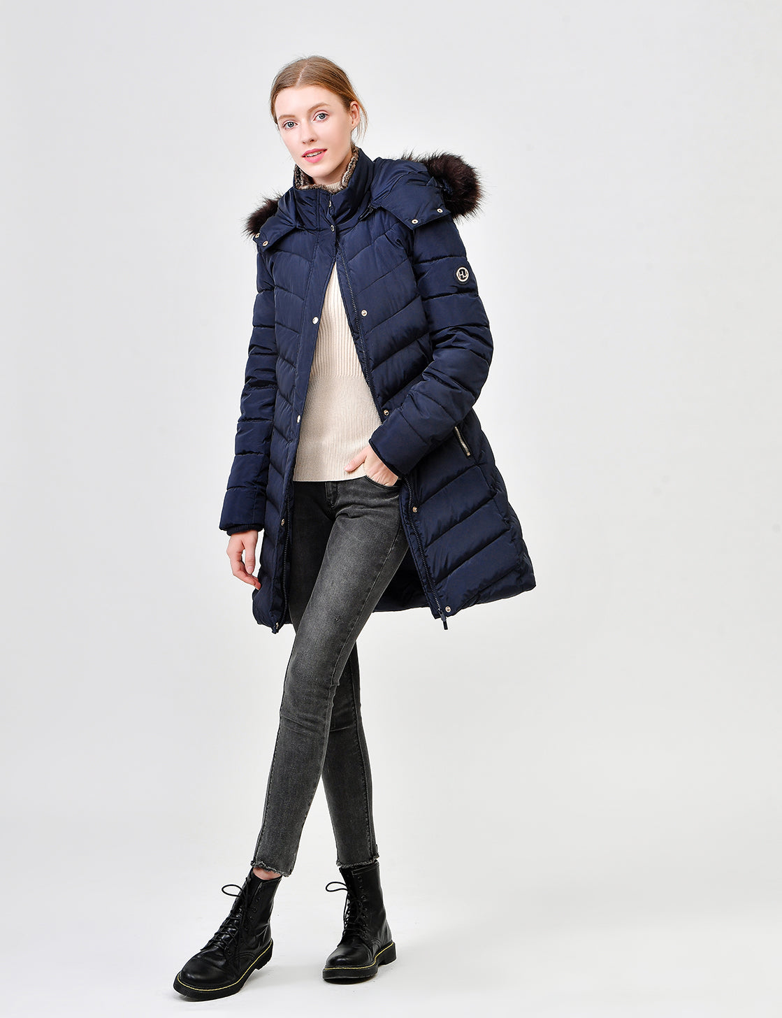 Laura Coat Navy