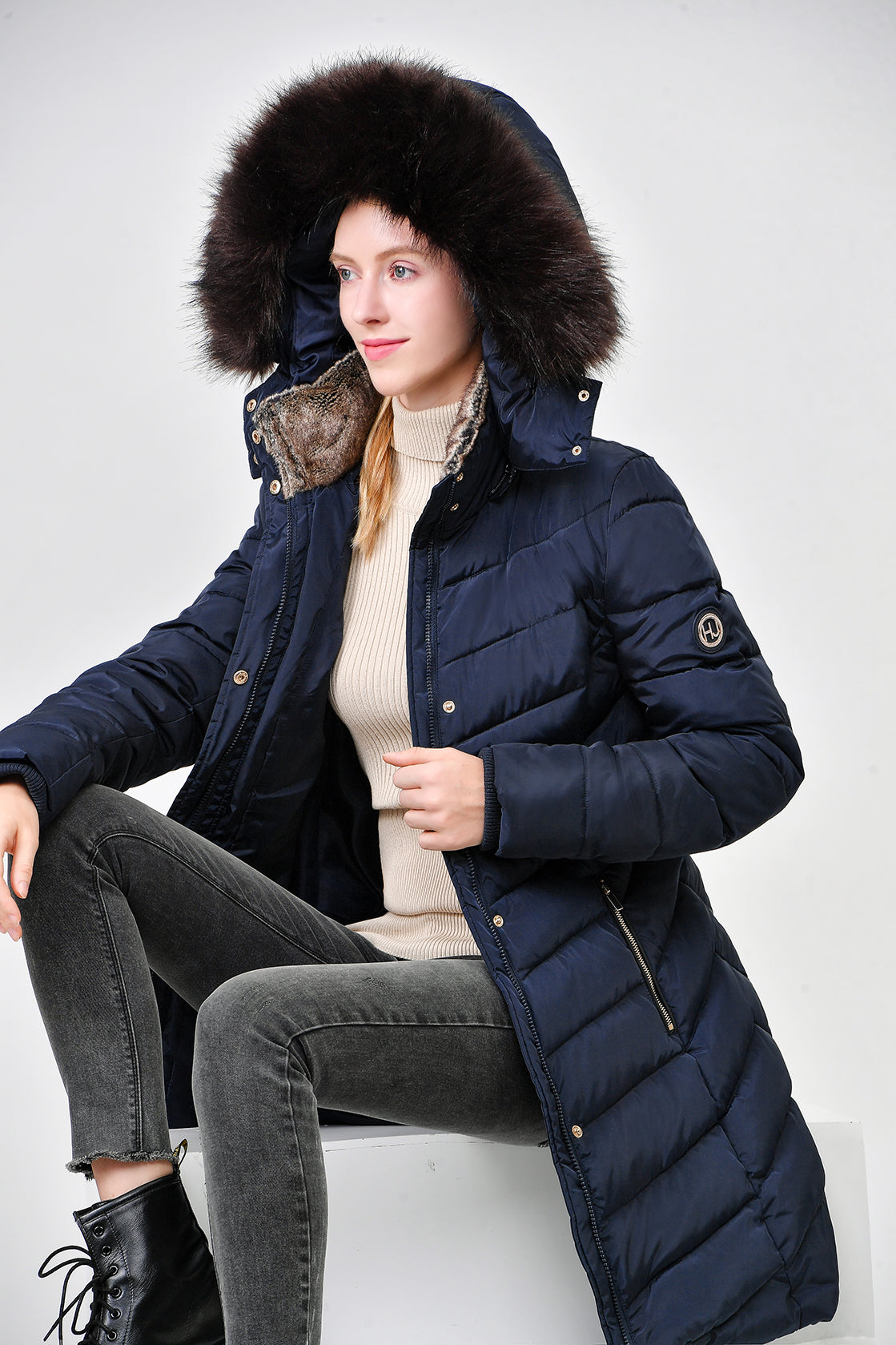 Laura Coat Navy