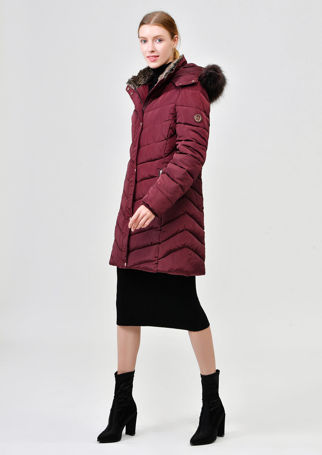 Laura Coat Plum