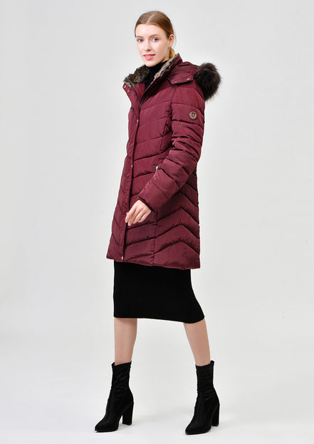 Laura Coat Plum