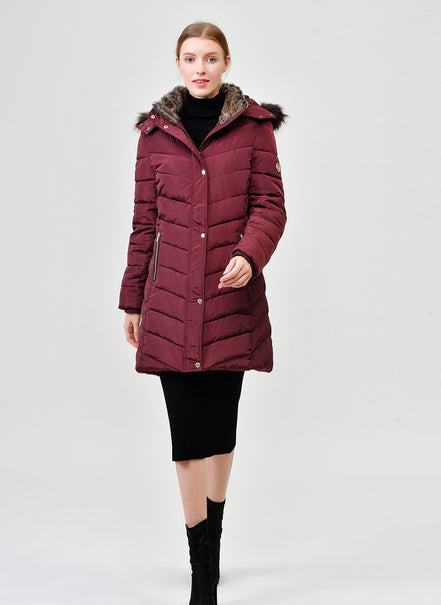 Laura Coat Plum