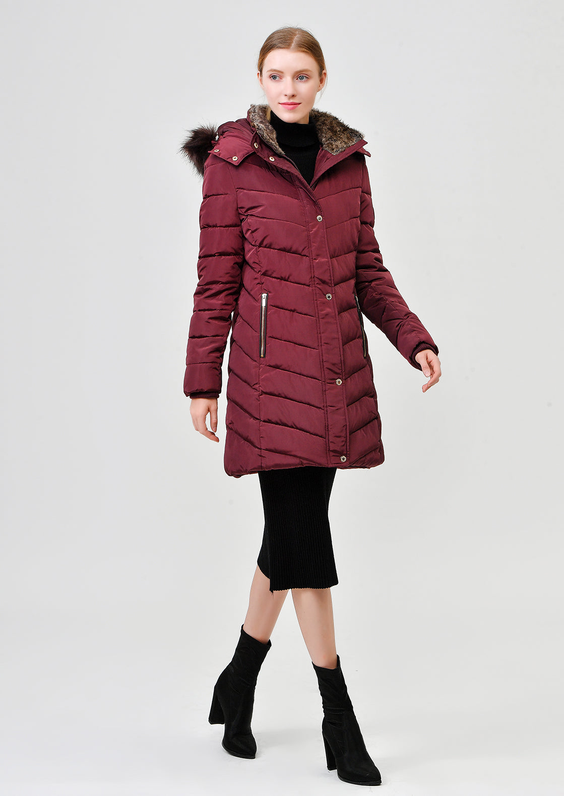 Laura Coat Plum
