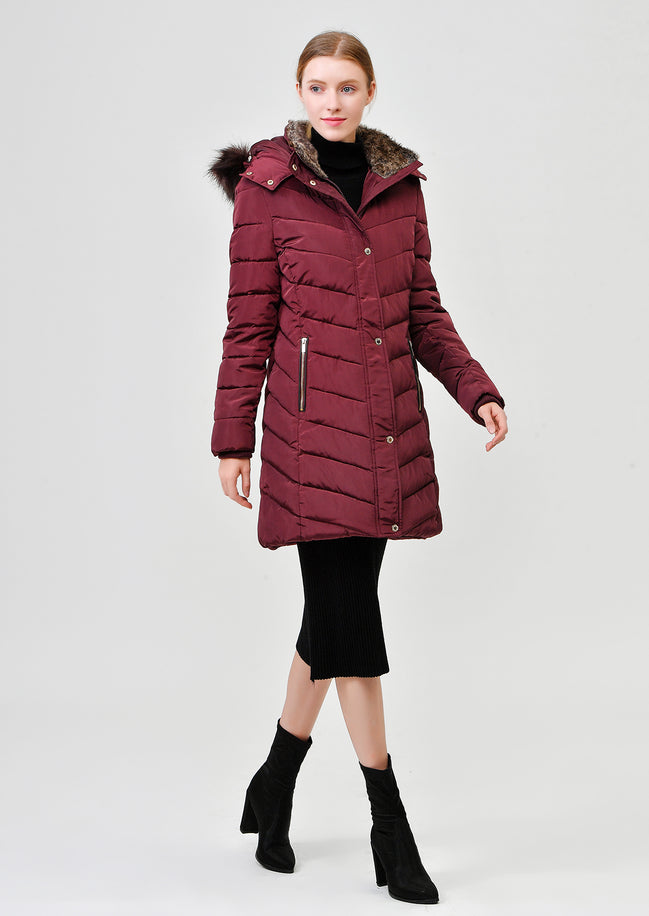 Laura Coat Plum