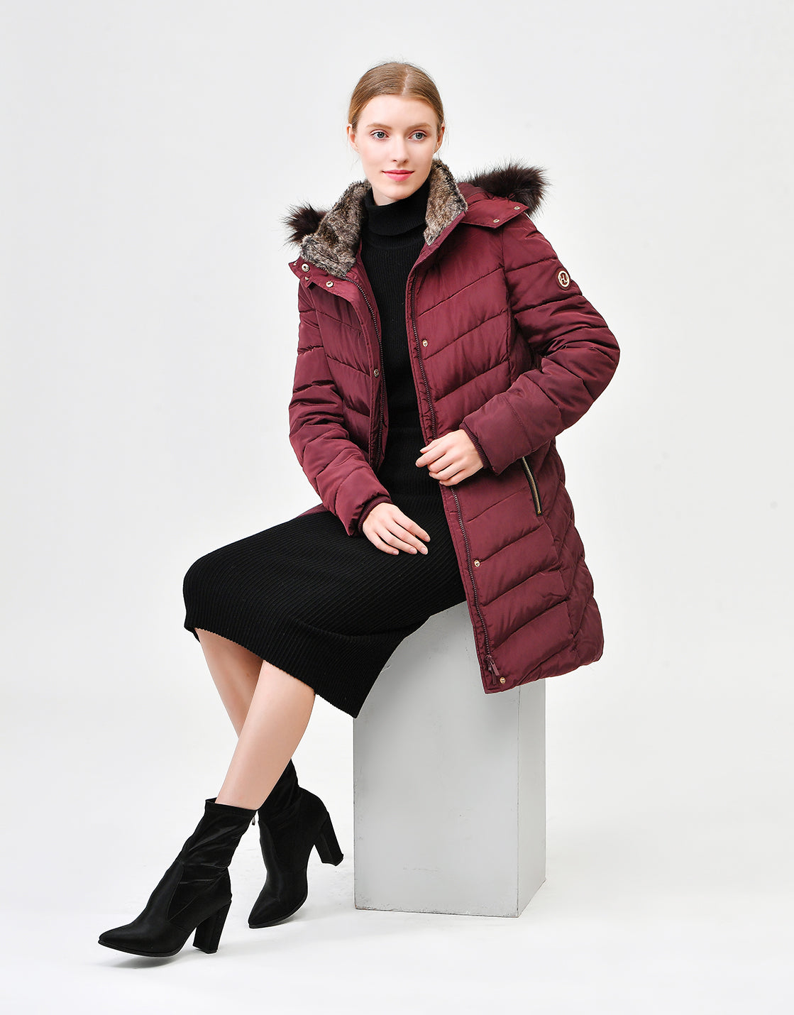 Laura Coat Plum