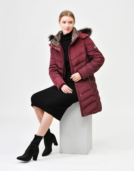 Laura Coat Plum