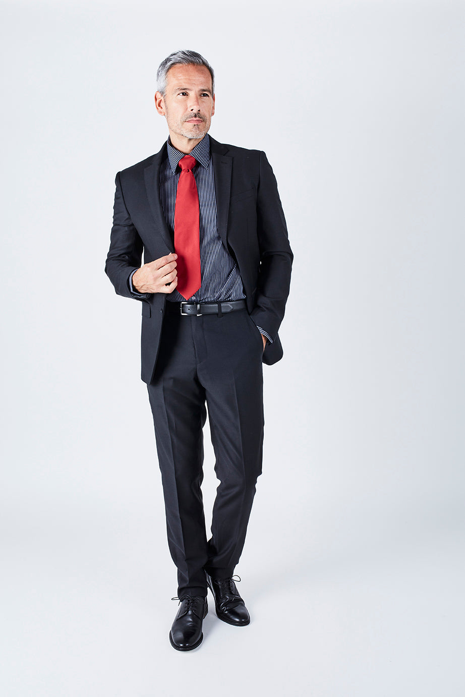 Harry Tailored Fit Black Suit