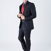 Harry Tailored Fit Black Suit