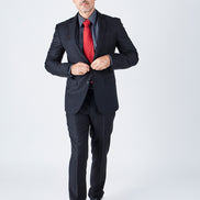Harry Tailored Fit Black Suit