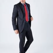 Harry Tailored Fit Black Suit
