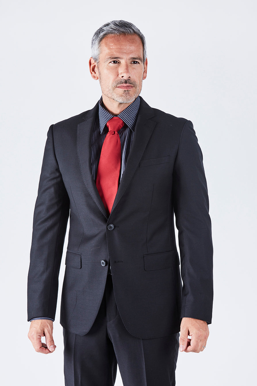 Harry Tailored Fit Black Suit