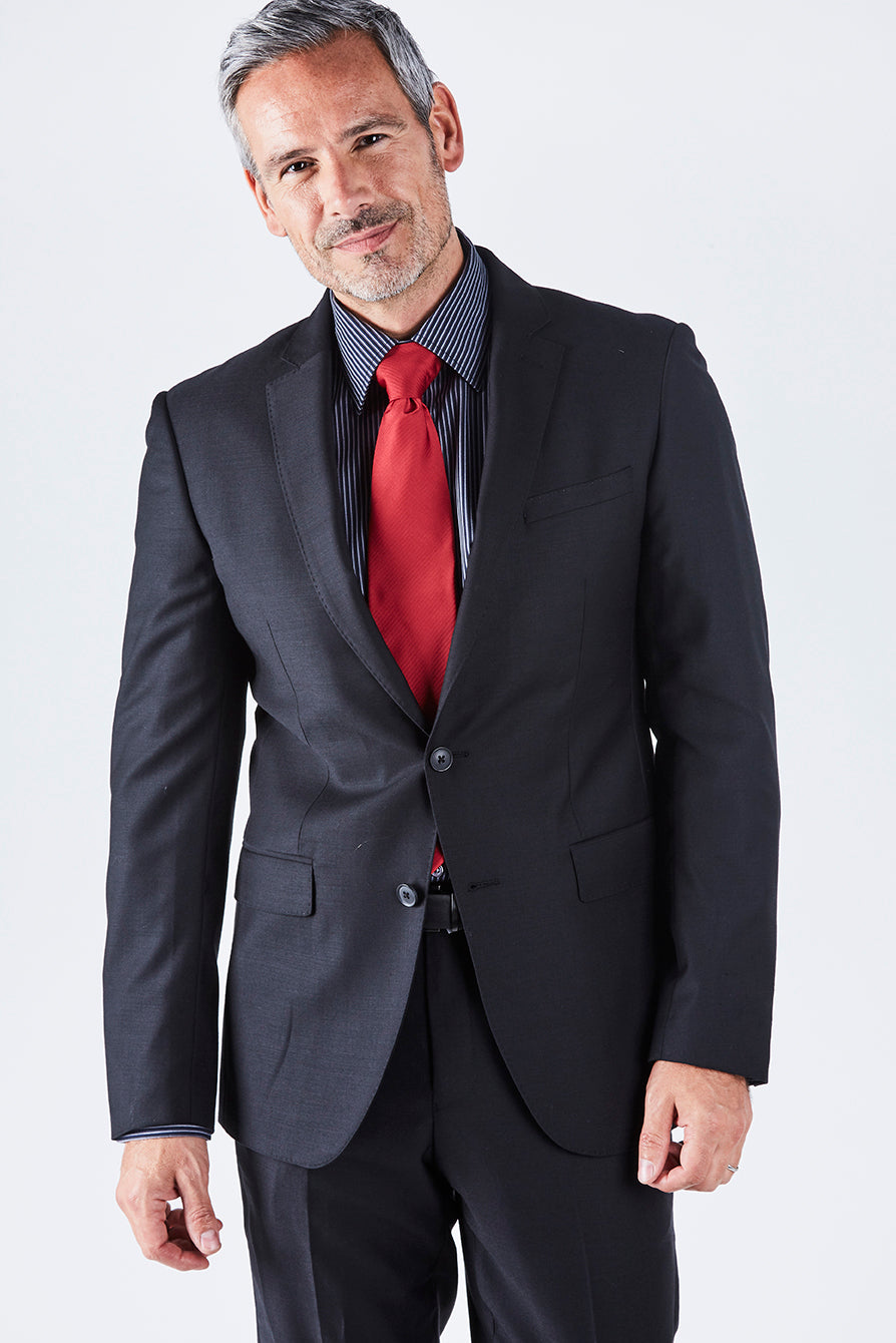 Harry Tailored Fit Black Suit