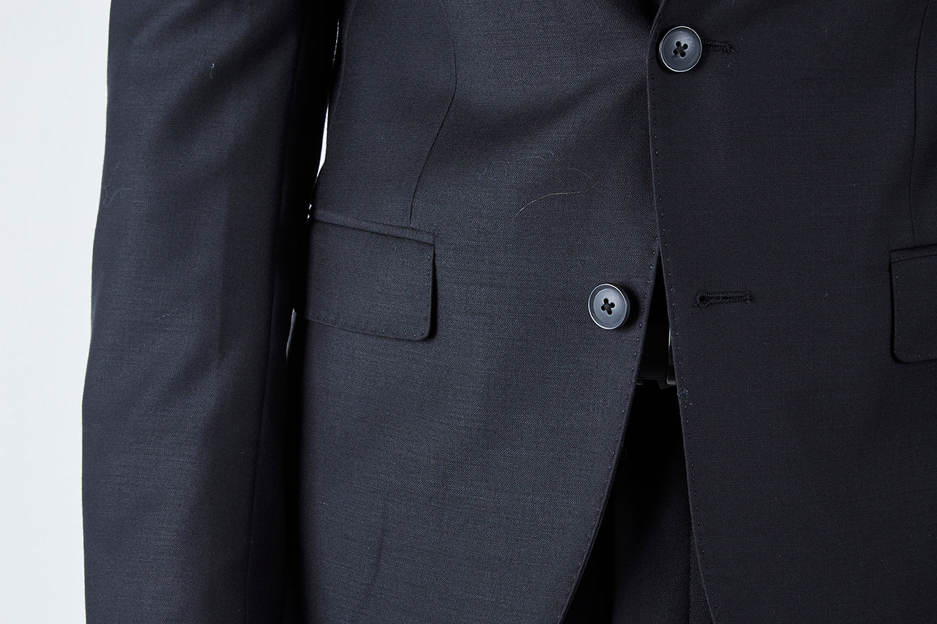 Harry Tailored Fit Black Suit