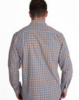 Brown / Blue Checked Shirt