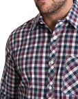 Purple Checked Shirt
