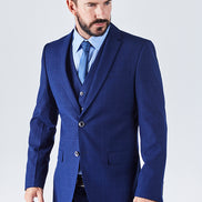 Suit 6 Plain Slim Fit Navy Suit Jacket