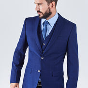 Suit 6 Plain Slim Fit Navy Suit Jacket