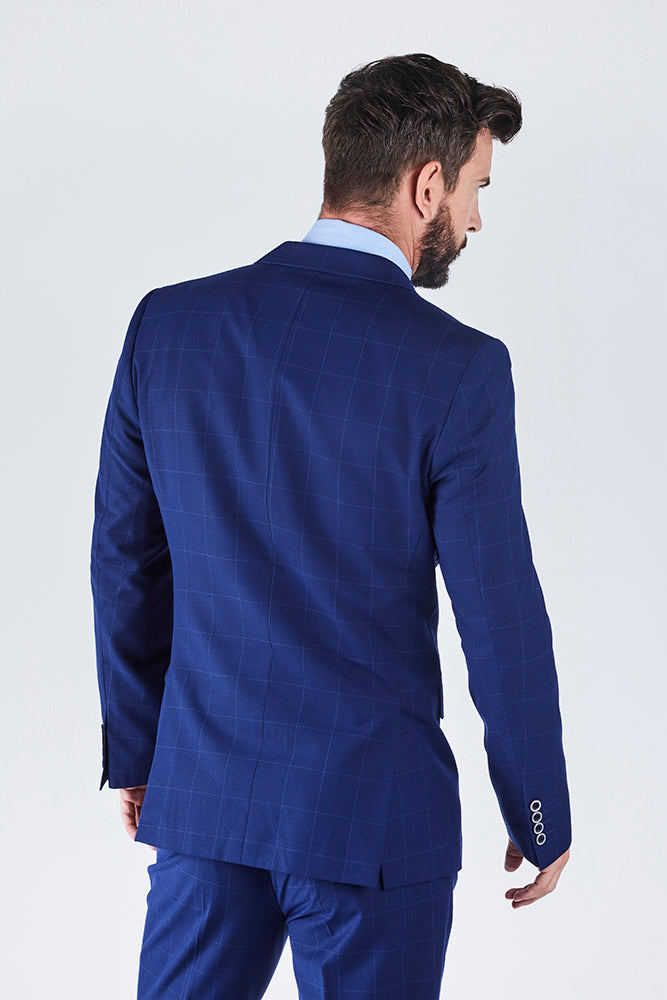 Suit 6 Plain Slim Fit Navy Suit Jacket