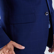 Suit 6 Plain Slim Fit Navy Suit Jacket