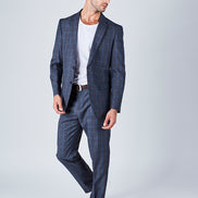 Suit 8 Plain Slim Fit Navy Suit Jacket