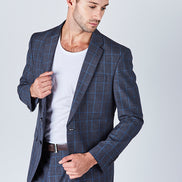 Suit 8 Plain Slim Fit Navy Suit Jacket