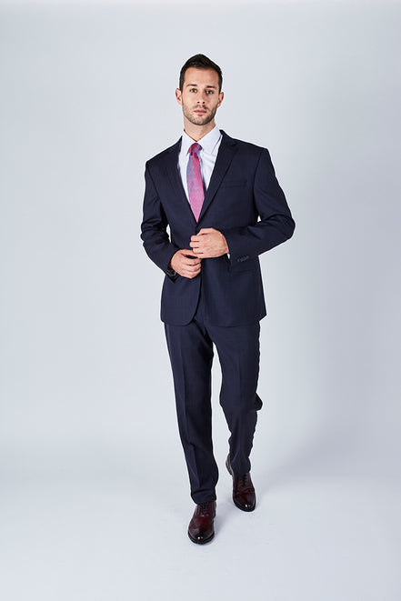 Trent Tailored Fit Blue Suit