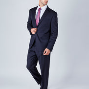 Trent Tailored Fit Blue Suit