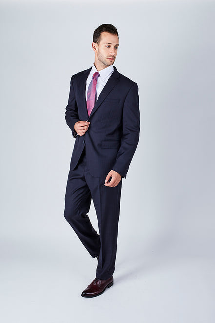 Trent Tailored Fit Blue Suit