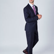 Trent Tailored Fit Blue Suit