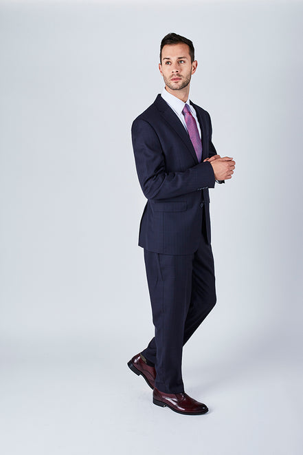 Trent Tailored Fit Blue Suit