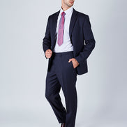 Trent Tailored Fit Blue Suit