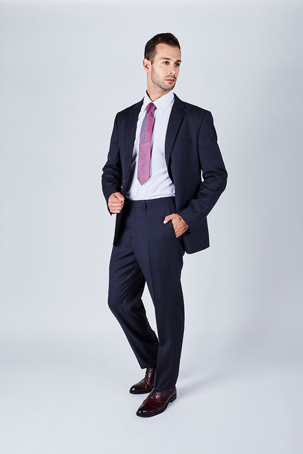 Trent Tailored Fit Blue Suit