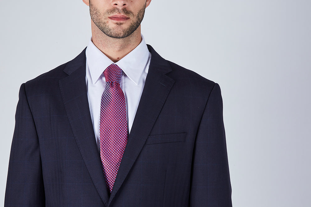 Trent Tailored Fit Blue Suit