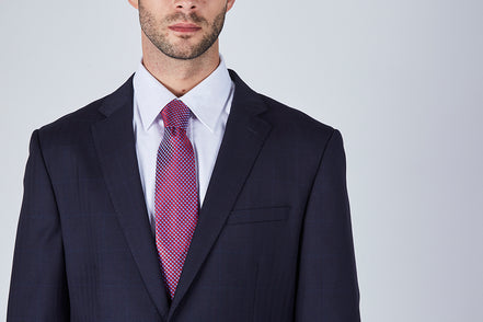 Trent Tailored Fit Blue Suit