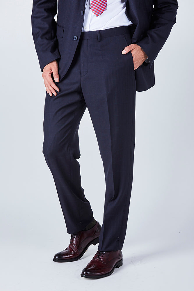 Trent Tailored Fit Blue Suit