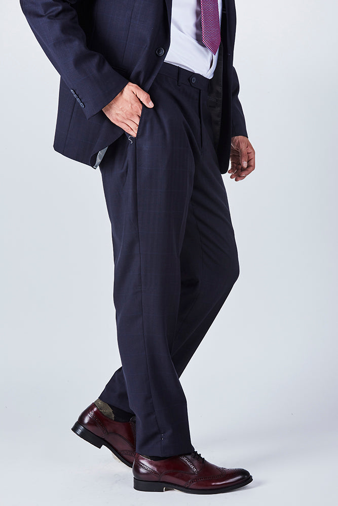 Trent Tailored Fit Blue Suit