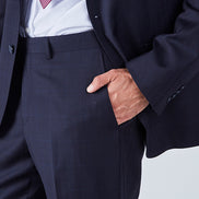 Trent Tailored Fit Blue Suit